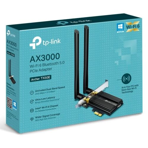 Wi-Fi адаптер + Bluetooth TP-LINK Archer TX50E