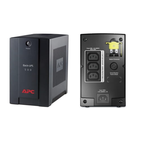 ИБП APC BX500CI Back-UPS 500VA, 3 выходов C13, AVR, холодный старт, черный